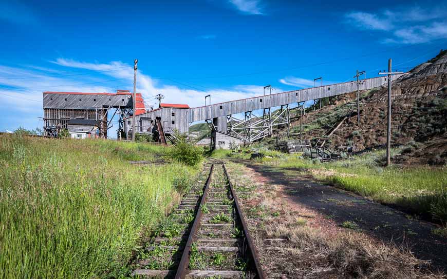 The historic Atlas Coal Mine near Drumheller