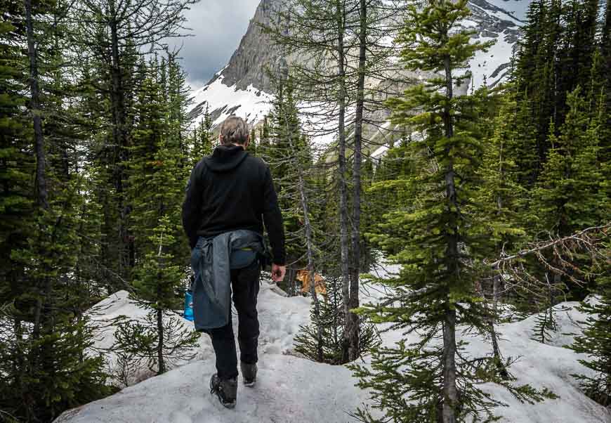 There's a lot of snow for the first week of July