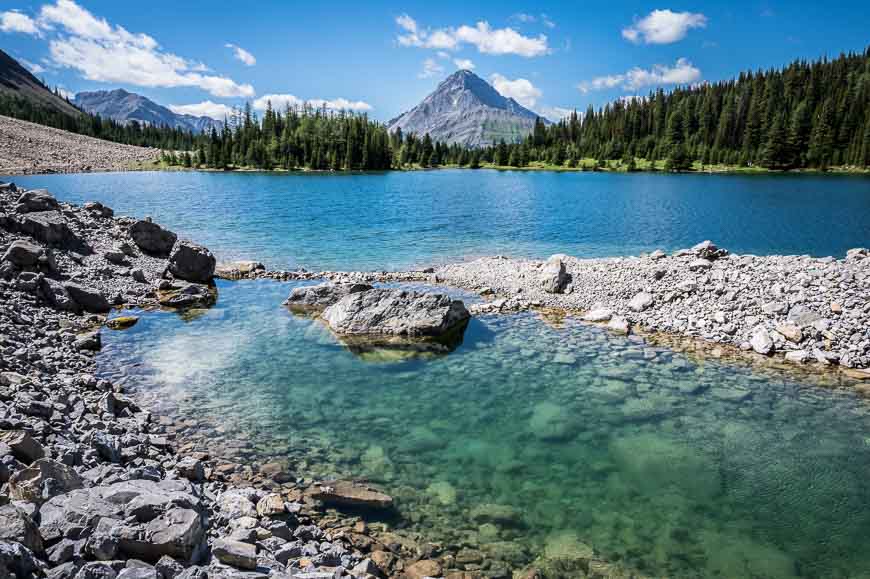 The view from the far end of Chester Lake