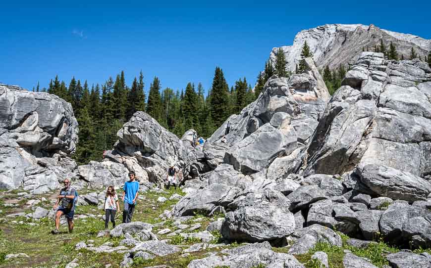 The Elephant Rocks above Chester Lake