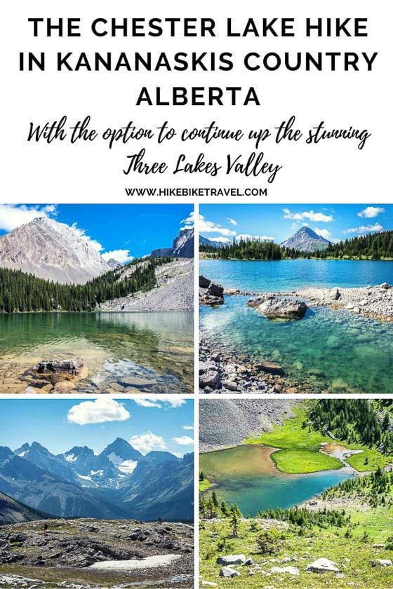 The Chester Lake - Three Lakes Valley hike in Kananaskis Country, Alberta