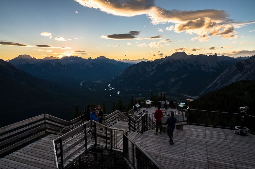 Looking west towards Lake Louise