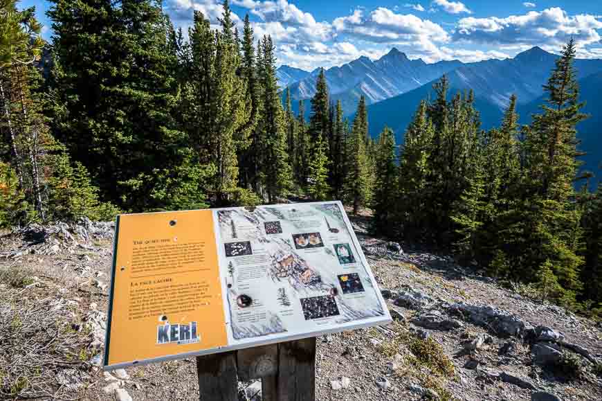 At the top of the Banff gondola there is the option to do the South Ridge Trail