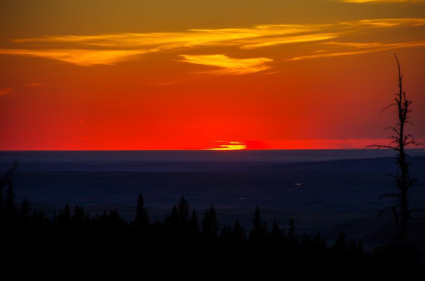 Head for the plateau at the high point of the park to catch blood red sunsets