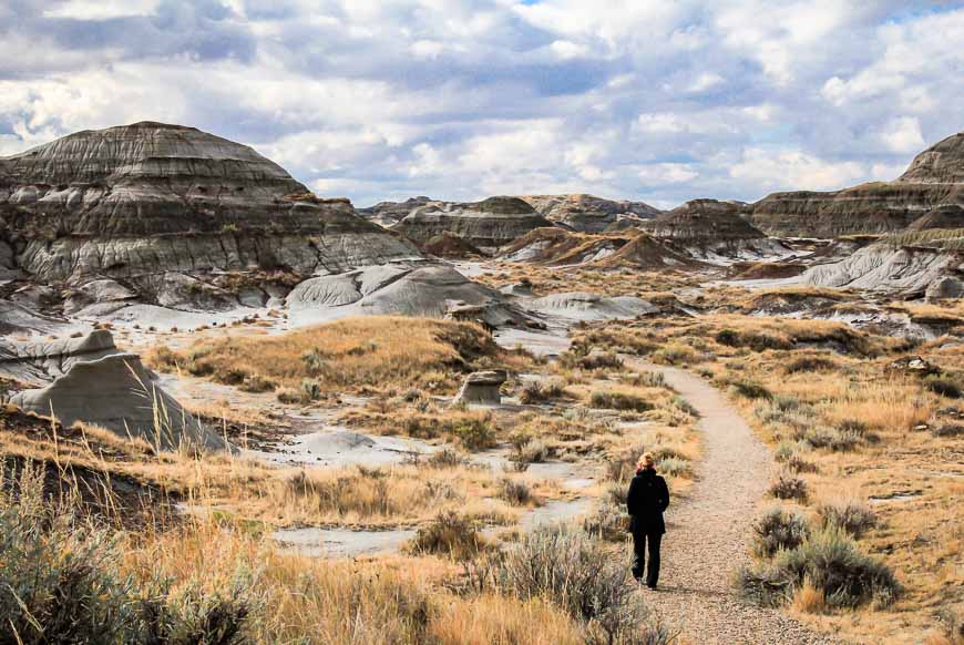 Exploring Dinosaur Provincial Park on foot