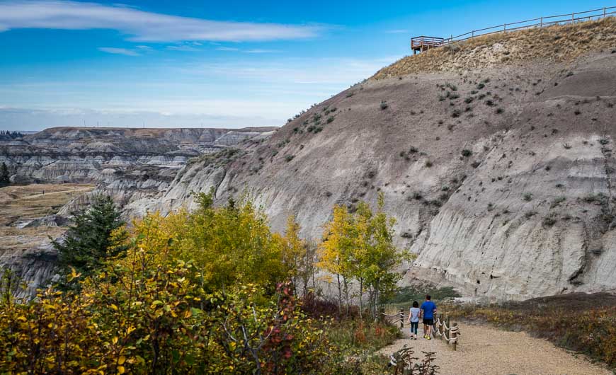 The recently constructed trail into Horseshoe Canyon