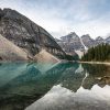 The Larch Valley hike starts beside Moraine Lake