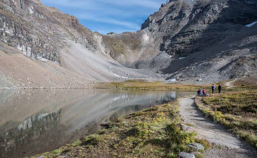 The Larch Valley hike - on the way to Sentinel Pass