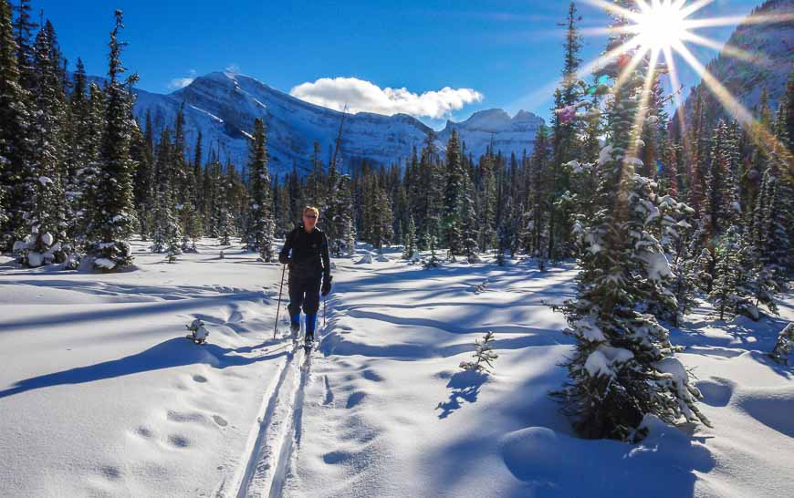 Be prepared to break trail after a fresh snowfall