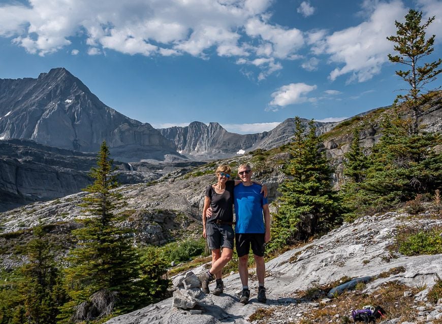 John and I in the Petain Basin, BC