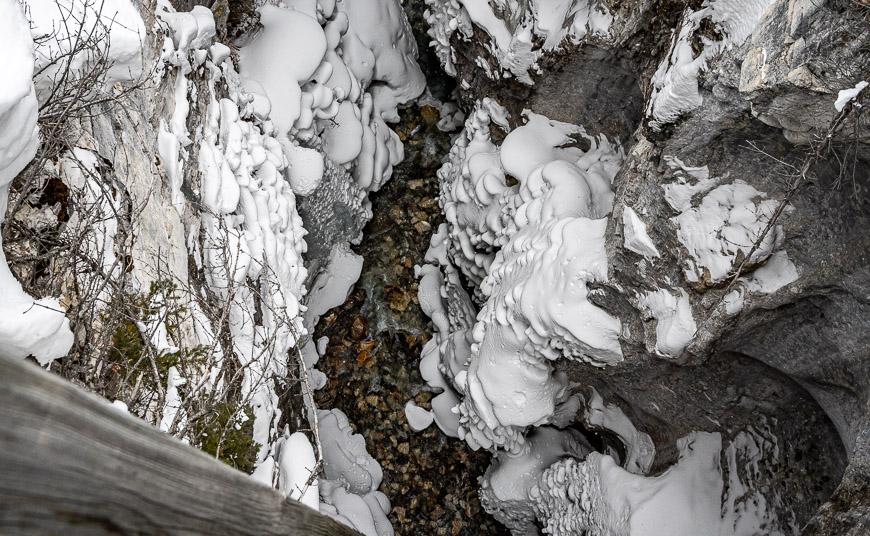 Looking down into Marble Canyon