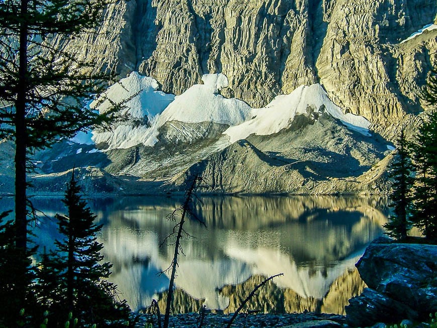 Floe Lake on the Rockwall Trail in Kootenay National Park is one of the great alternatives to Banff