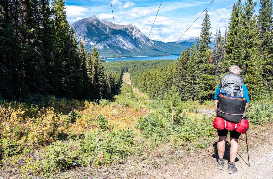 Looking over to Lower Kananaskis Lake on the way back to the car