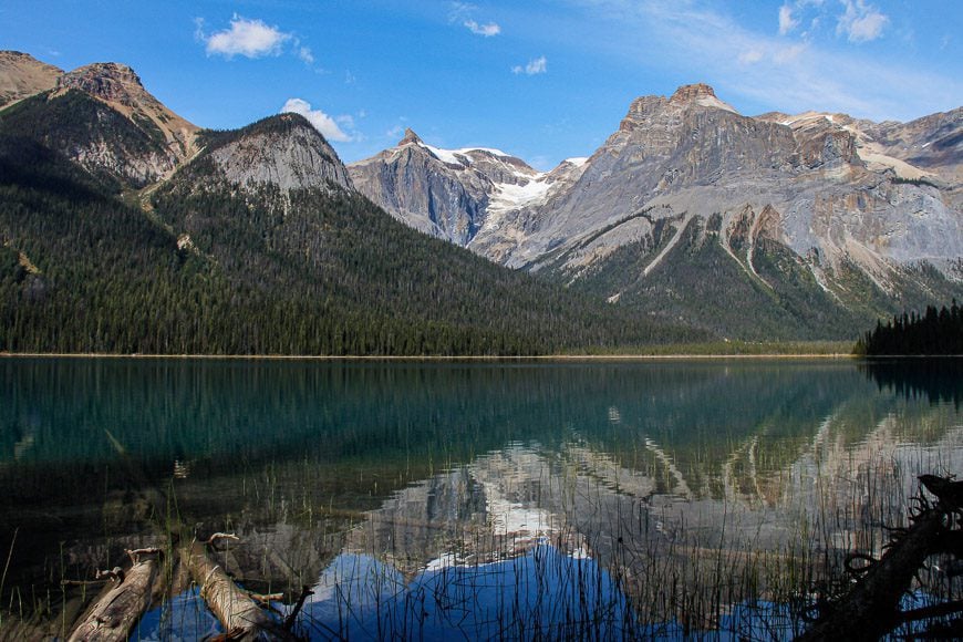 View from the far side of Emerald Lake