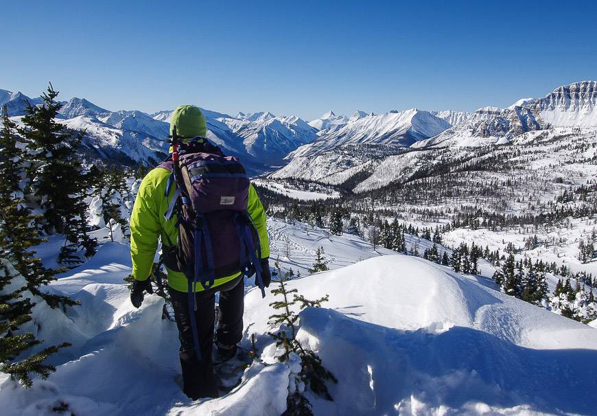 Snowshoeing in Banff at Sunshine