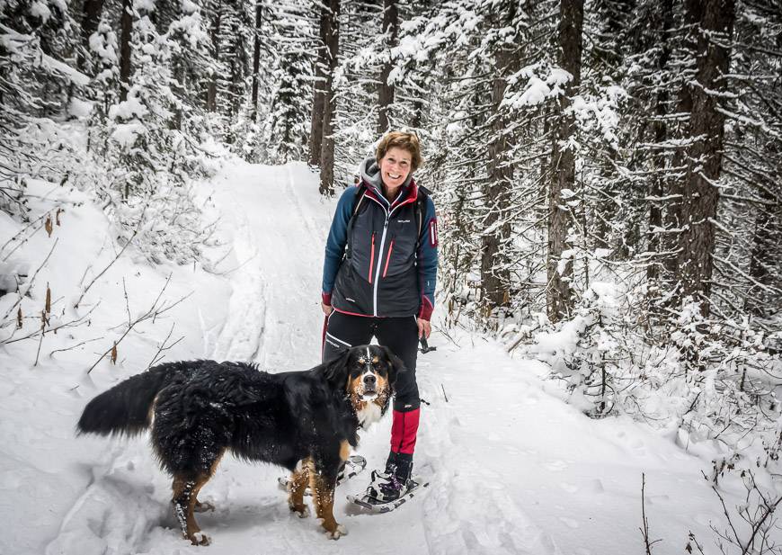 The start of the Taylor Lake snowshoe