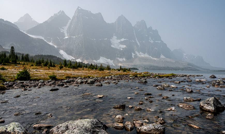 Beautiful views of the Ramparts near the Surprise Campground