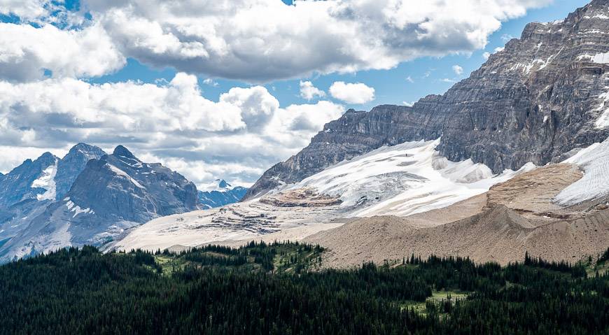 View of the Iceline Trail from the Whaleback