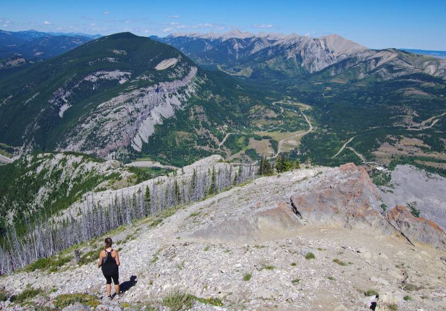 Alberta hikes - Turtle Mountain near Blairmore