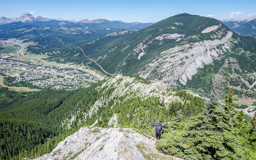 One of the Alberta hikes with a fabulous backdrop