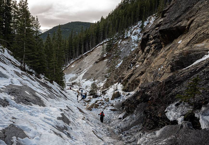 Fun section at the top of the canyon