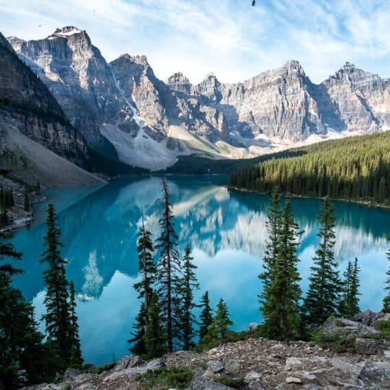 View of Moraine Lake from the Rockpile