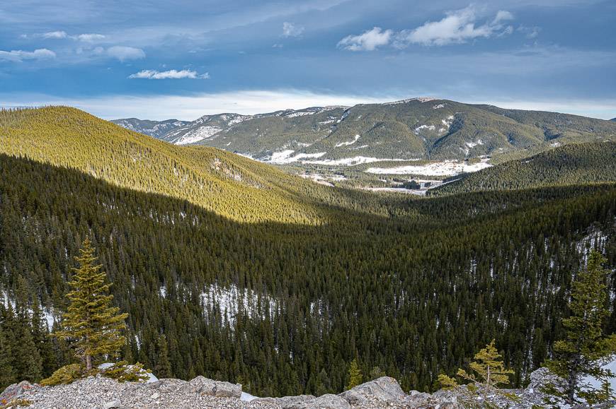 Valley view from Baldy Pass