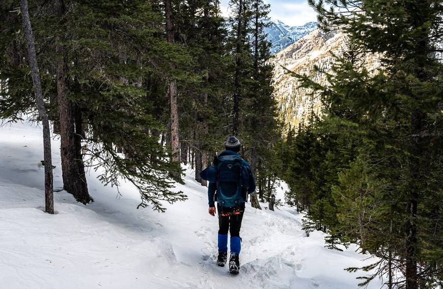 This gives you an idea of the steepness of the trail