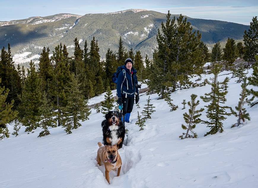 Hiking above Baldy Pass