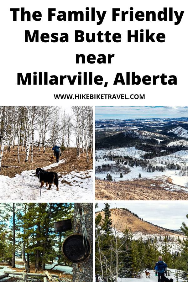 The easy family-friendly hike to Mesa Butte near Millarville, Alberta