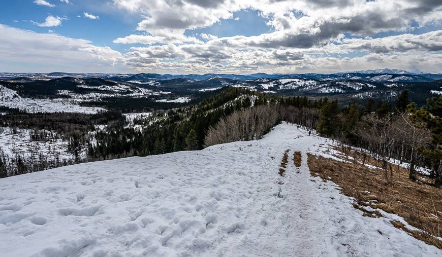 Once you hit the open area enjoy Kananaskis Country views