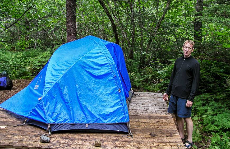 Chilkoot shop trail campsites