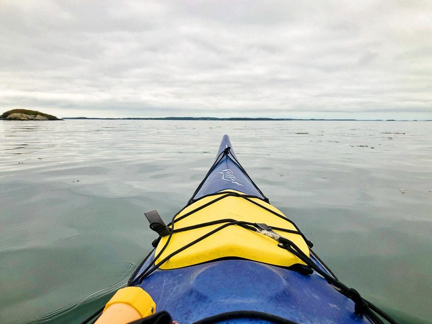 Kayaking near the Fundy Isles is a real treat