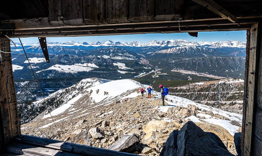 Another view from inside the fire lookout