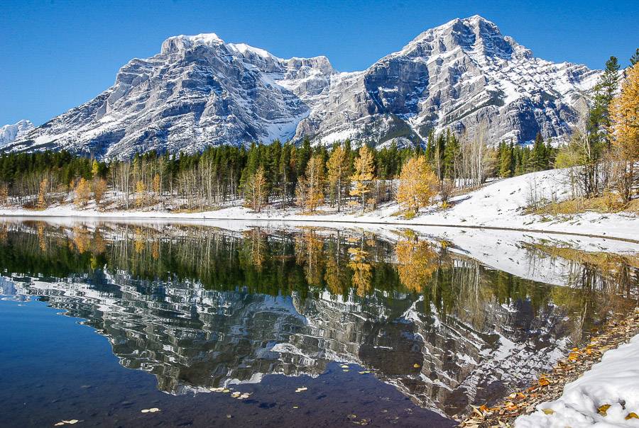 Wedge Pond in the fall