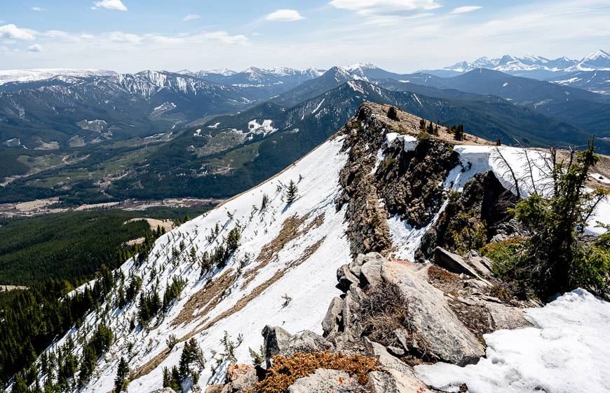 Views down Raspberry Ridge