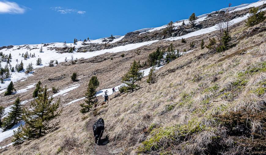 Almost at the ridge