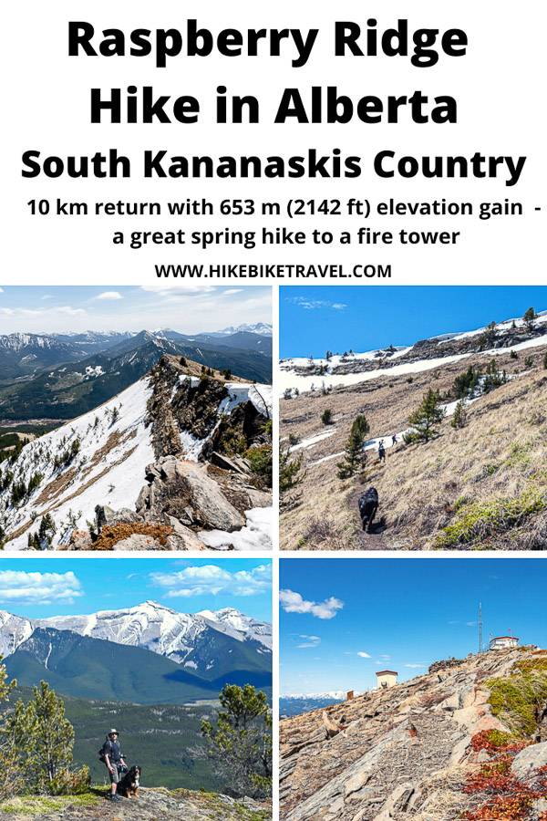 The Raspberry Ridge hike in Alberta's South Kananaskis Country - a great spring hike to a fire tower