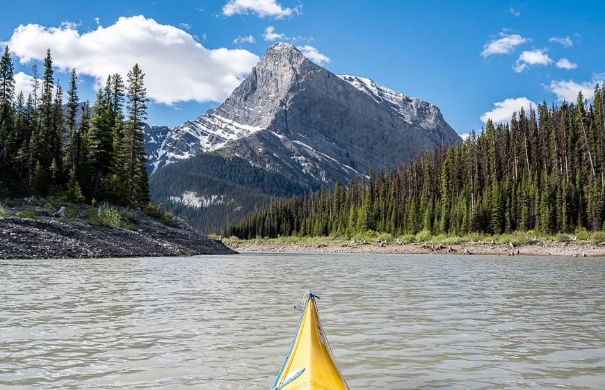 Gorgeous backdrop for a Kananaskis kayaking trip