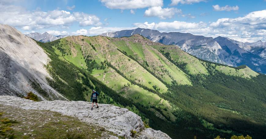 Looking over to Wind Ridge - an excellent hike that starts near Dead Man's Flats