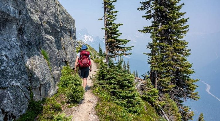 Abbott Ridge Trail in Glacier National Park BC - Hike Bike Travel