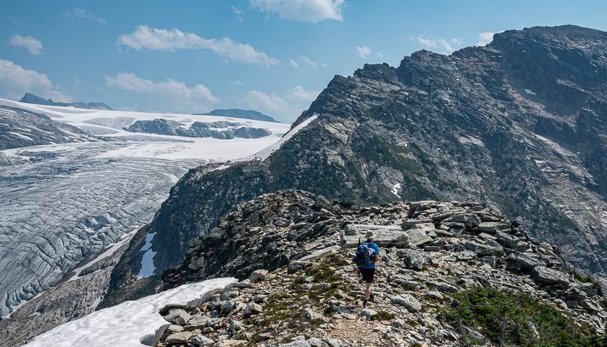 View from the top of the Glacier Crest Trail