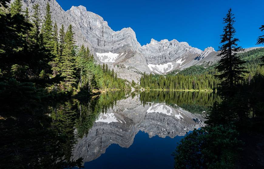 Upper Tombstone Lake is very pretty