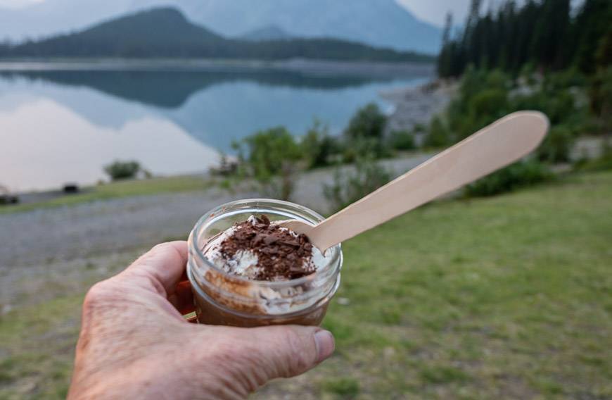 Decadence in a glass jar for dessert