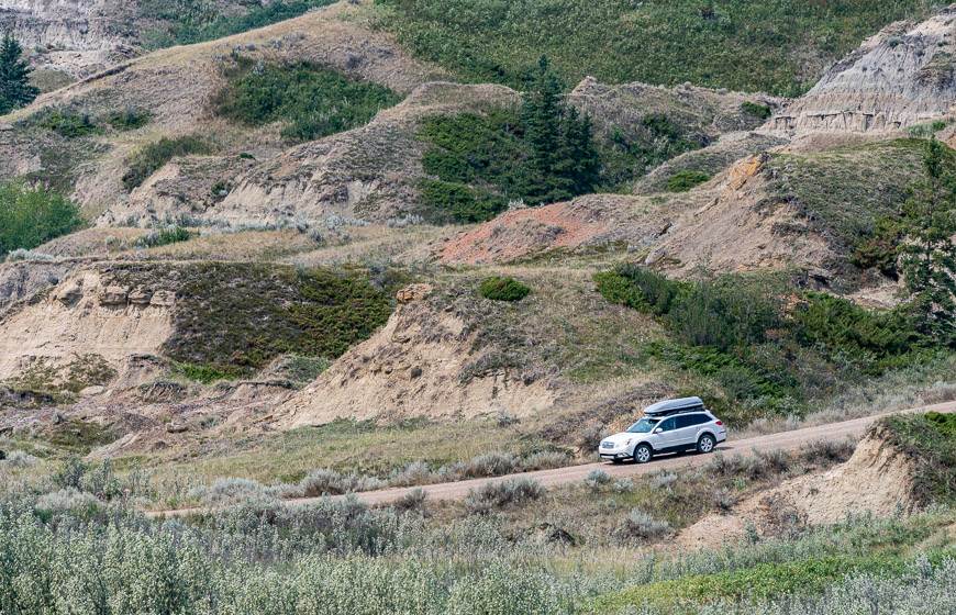 Do not drive the steep access road when it's wet as it becomes slippery and dangerous