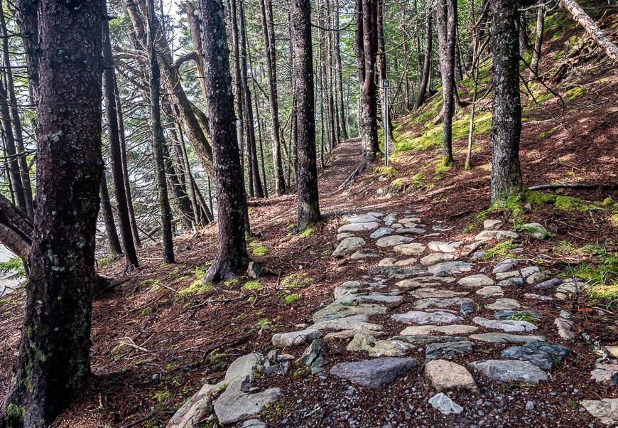 On the Goose River trail section of the Fundy Footpath you can bike almost all the way to Goose River