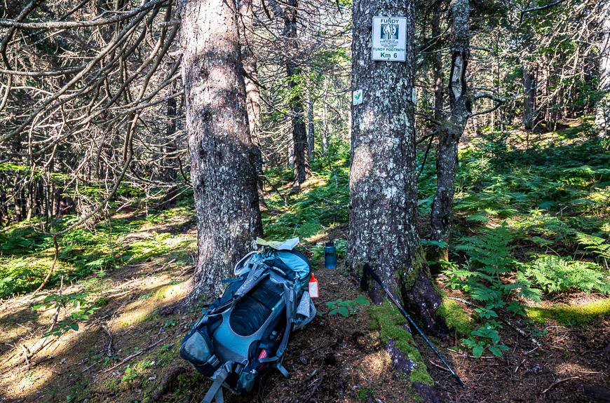 The old-style kilometre markers