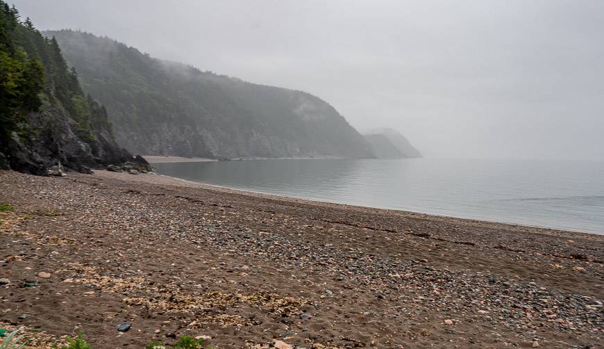 Seely Beach was socked in when I visited