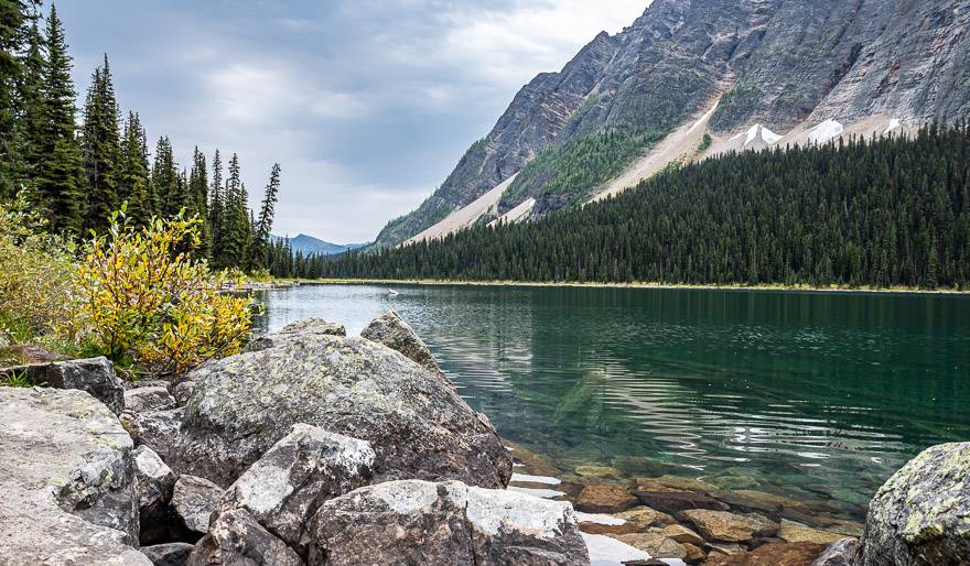 Looking east down Boom Lake