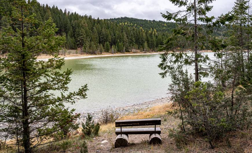 Bench over looking the Four Lakes